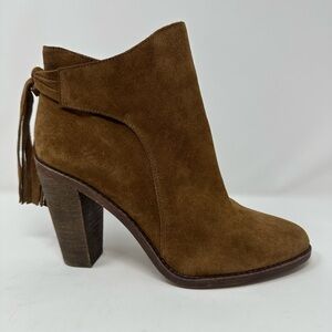 Vince Camuto Brown Suede Linford Ankle Bootie - Size 7.5